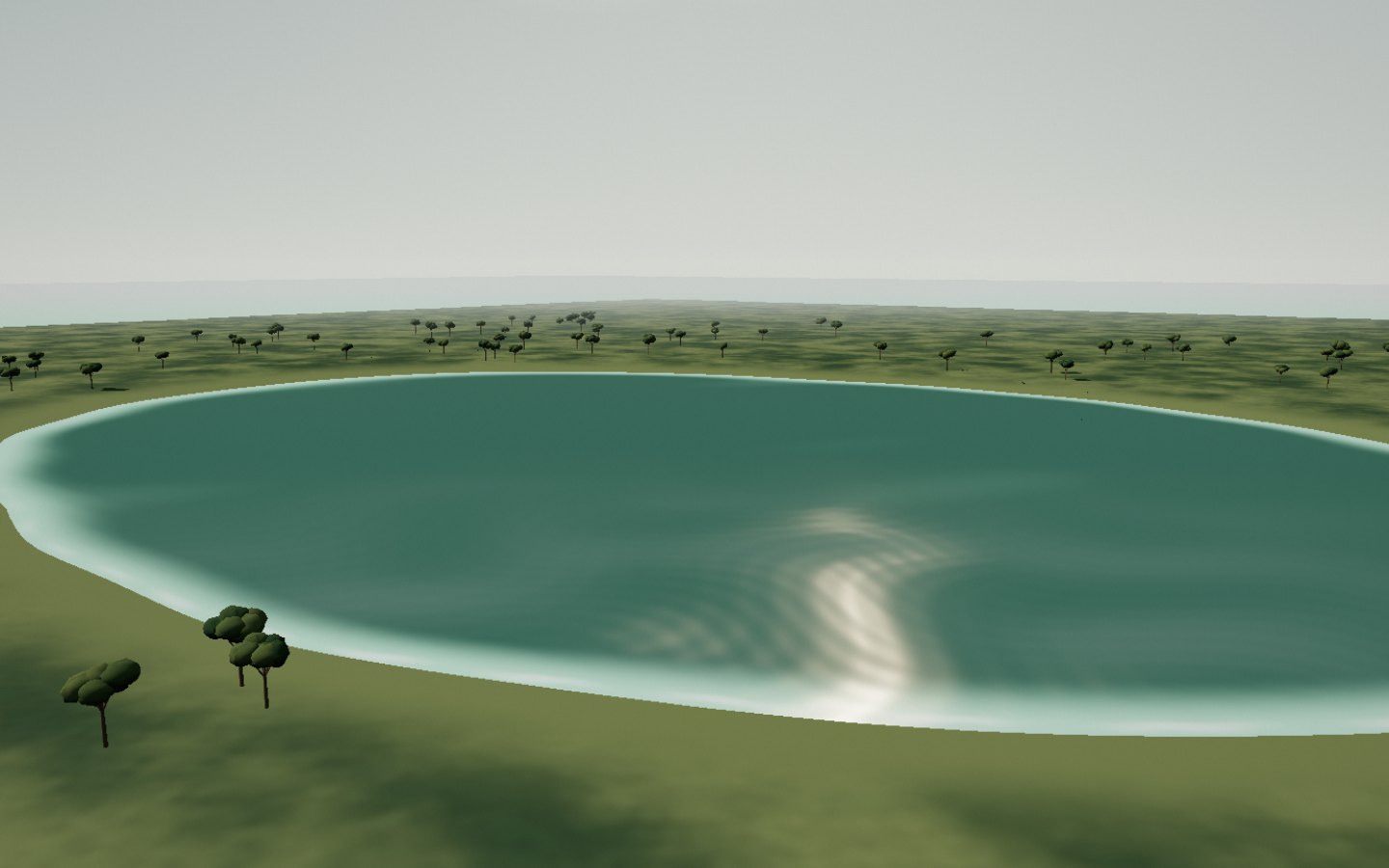 Lac Andraikiba — interprétation 3D