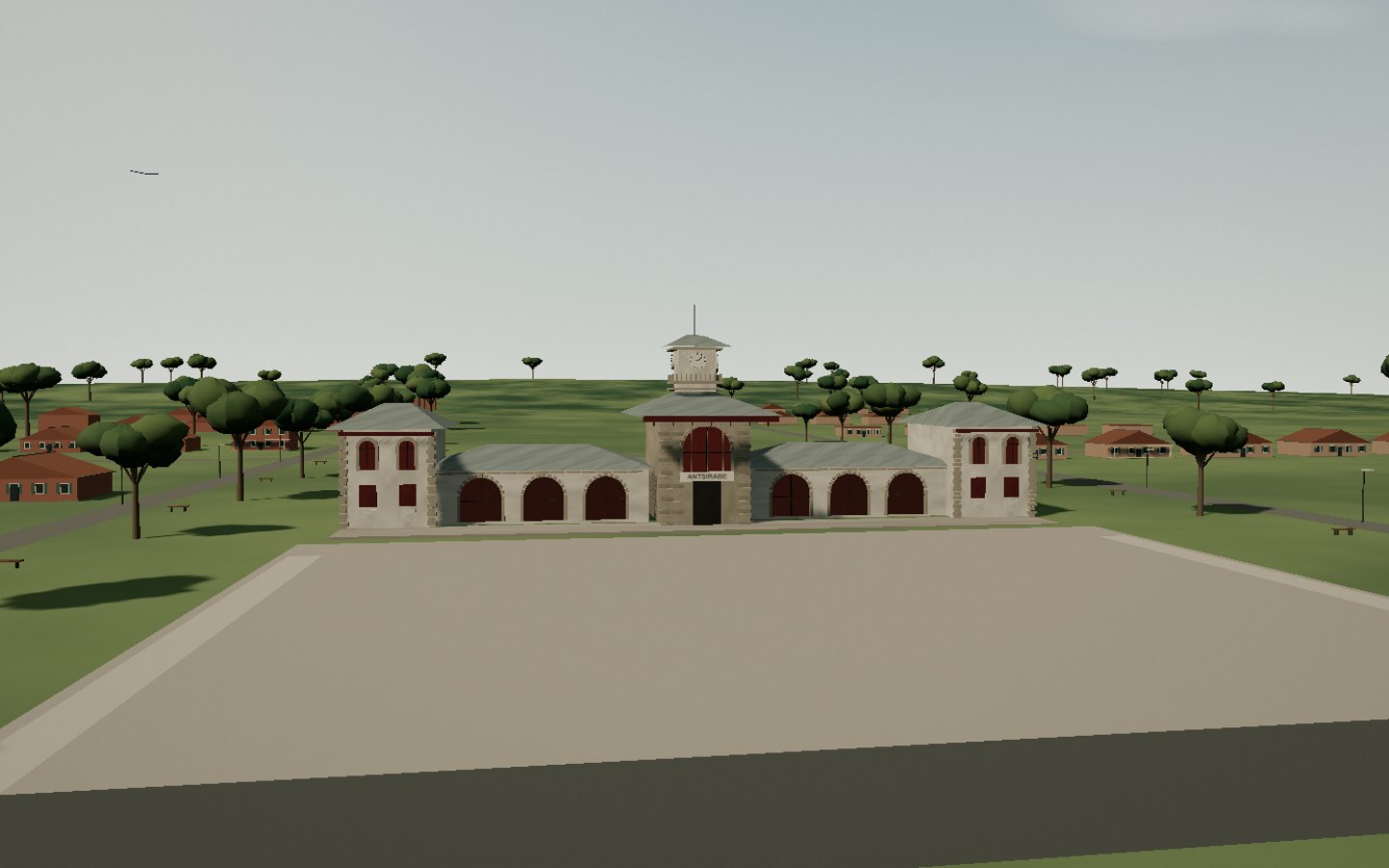 Gare d’Antsirabe — interprétation 3D