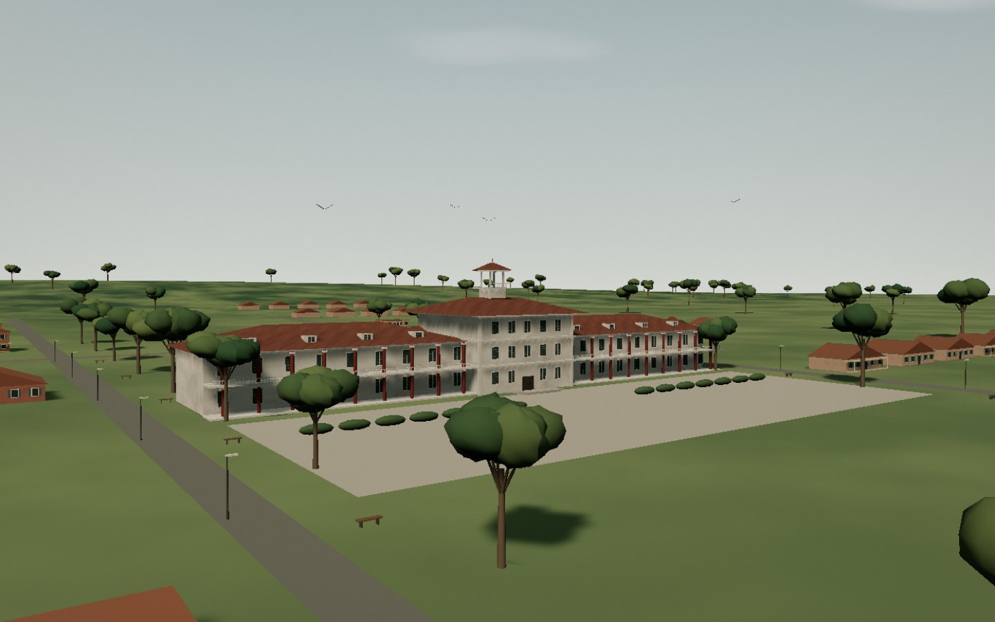Hôtel des Thermes — interprétation 3D