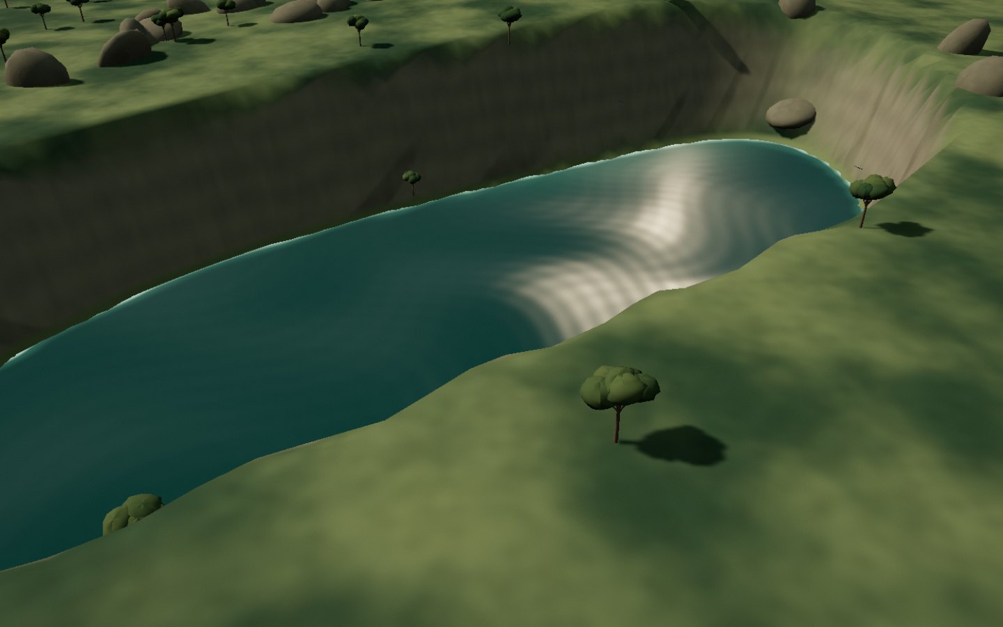 Lac Tritriva — interprétation 3D